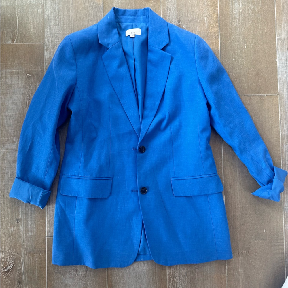 Loft Oversized Fluid Two Button Blazer - image 6